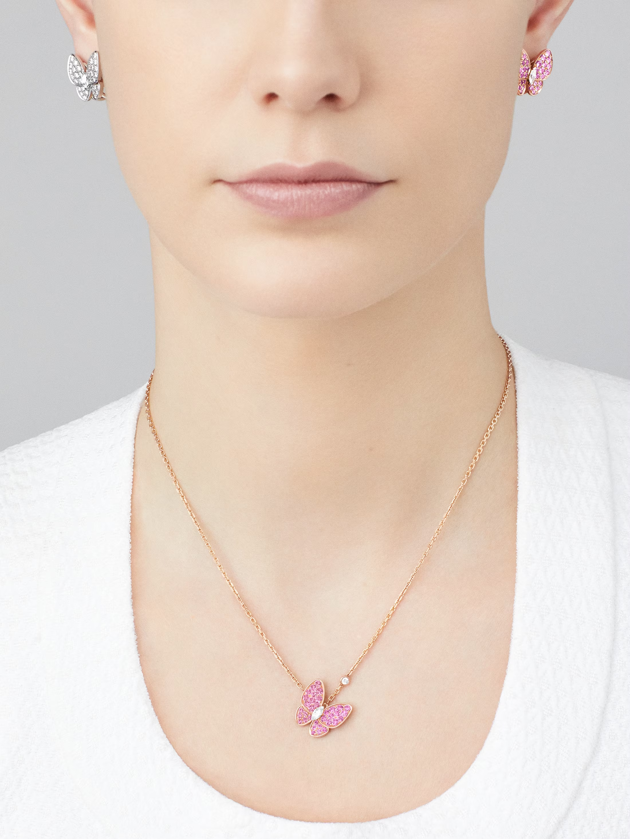 Van Cleef & Arpels. Підвіска Two Butterfly із рожевого золота 