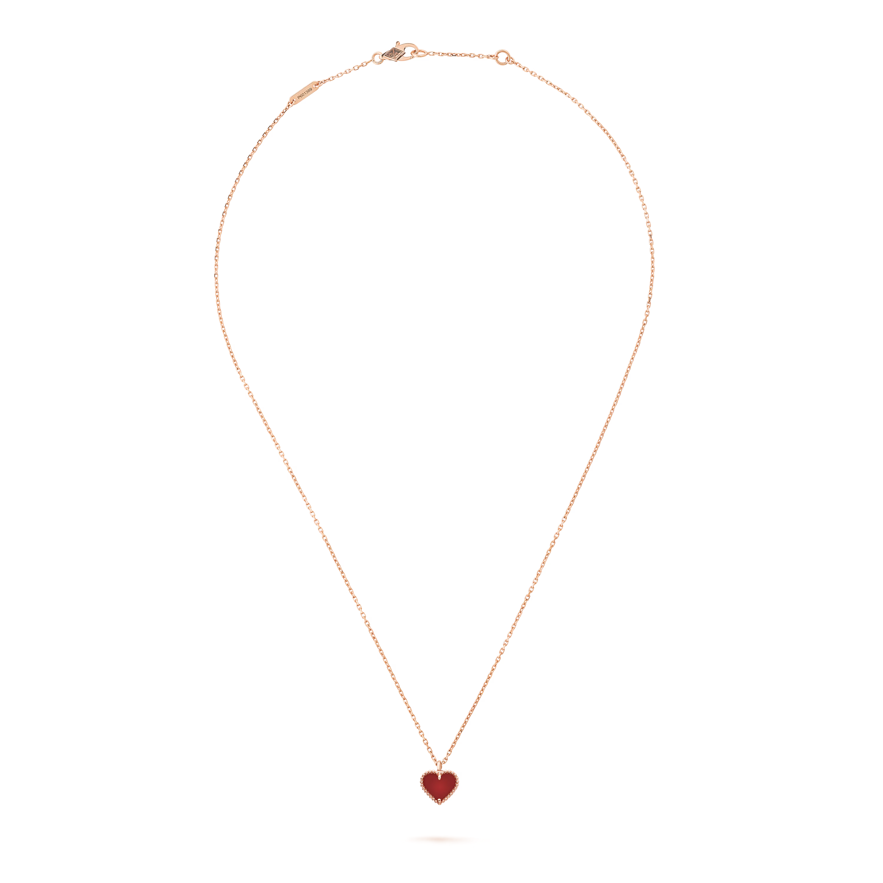 Van Cleef & Arpels. Підвіска Sweet Hearts із рожевого золота з сердоліком