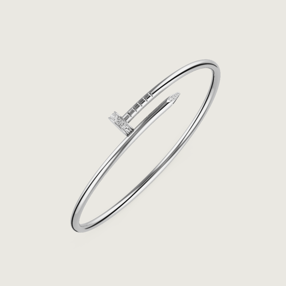 Cartier. Браслет Juste un Clou, маленька модель із білого золота