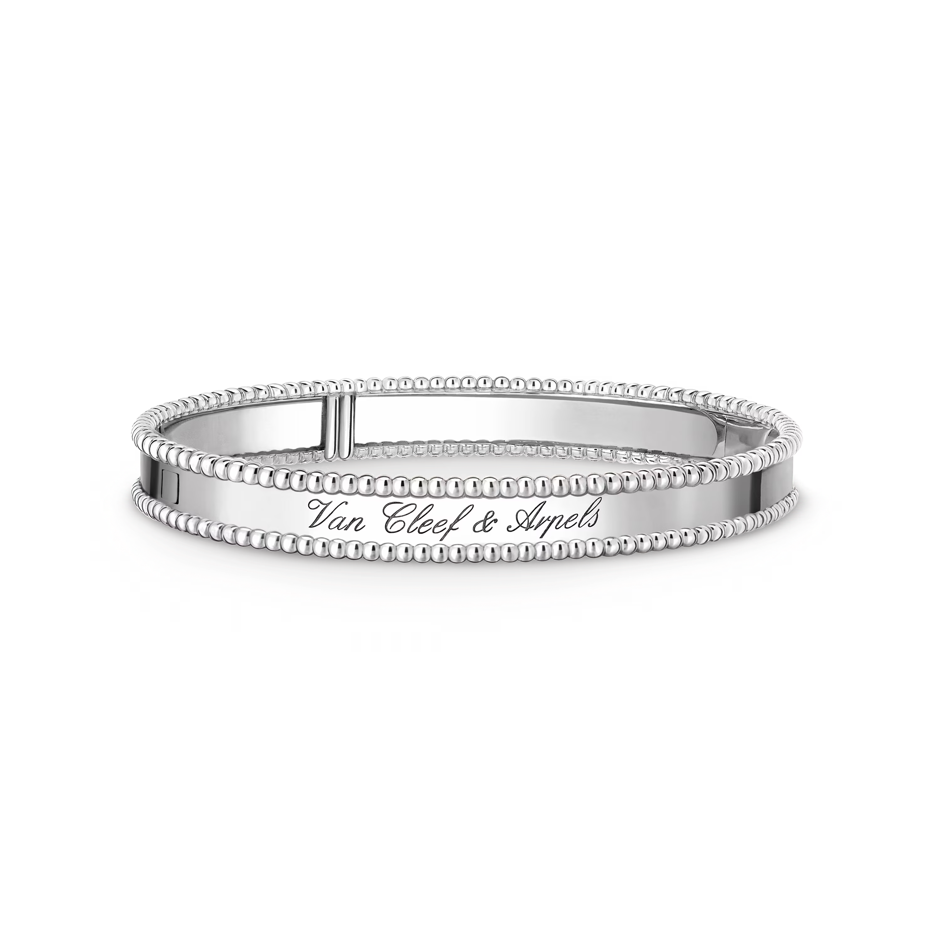 Van Cleef & Arpels. Браслет Perlée signature із білого золота 