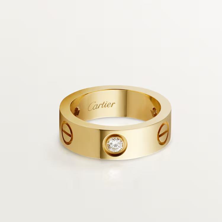 Cartier. Каблучка LOVE із жовтого золота