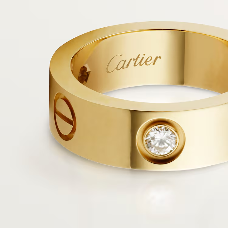 Cartier. Каблучка LOVE із жовтого золота