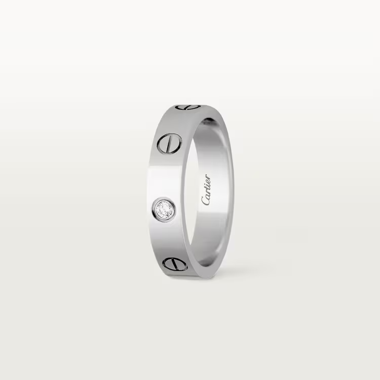 Cartier. Каблучка LOVE із білого золота