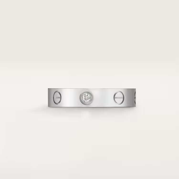 Cartier. Каблучка LOVE із білого золота