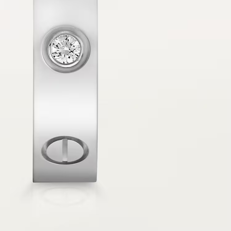 Cartier. Каблучка LOVE із білого золота
