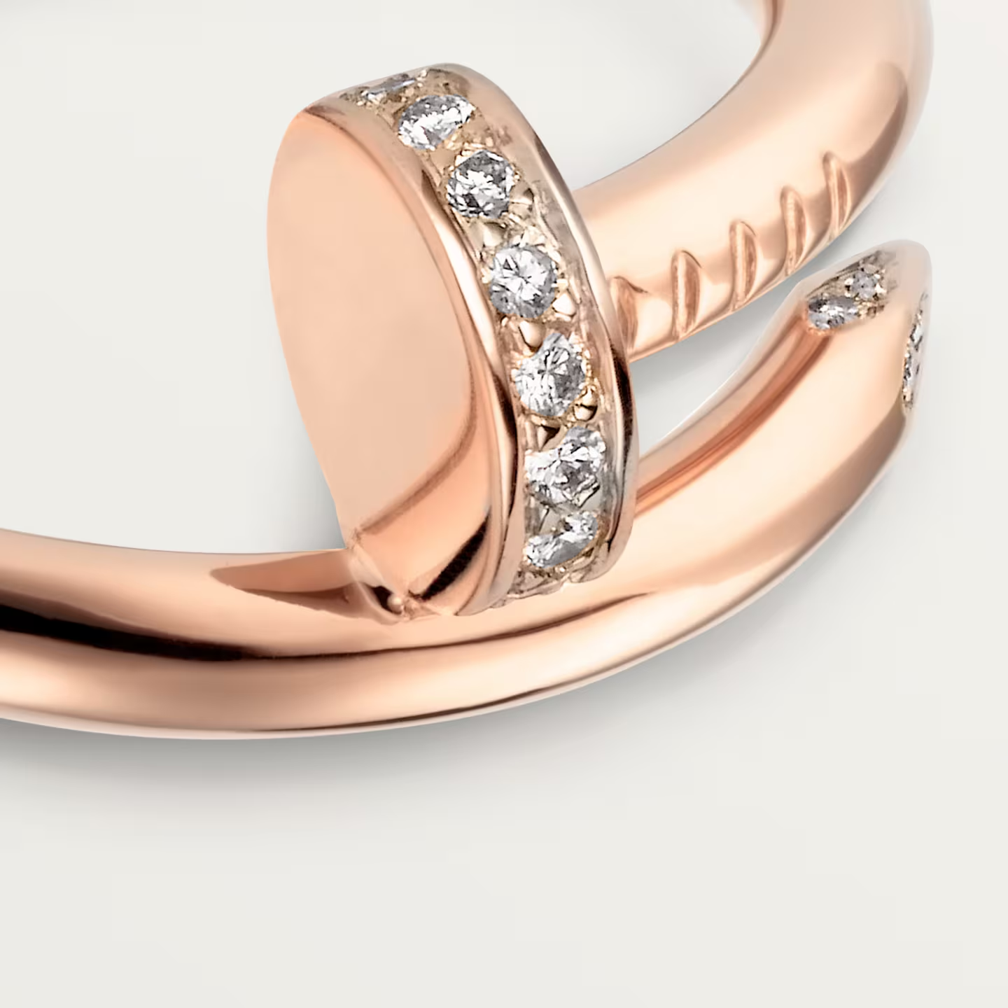Cartier. Каблучка Juste un Clou із рожевого золота