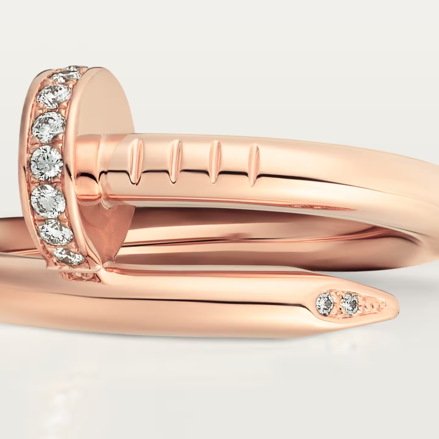 Cartier. Каблучка Juste un Clou із рожевого золота