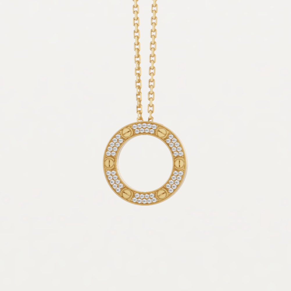 Cartier. Підвіска LOVE із жовтого золота