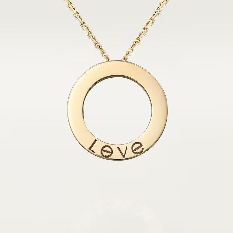 Cartier. Підвіска LOVE із жовтого золота
