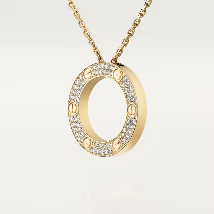 Cartier. Підвіска LOVE із жовтого золота