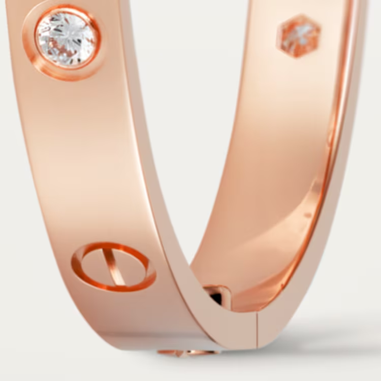 Cartier. Браслет LOVE класичний із рожевого золота 