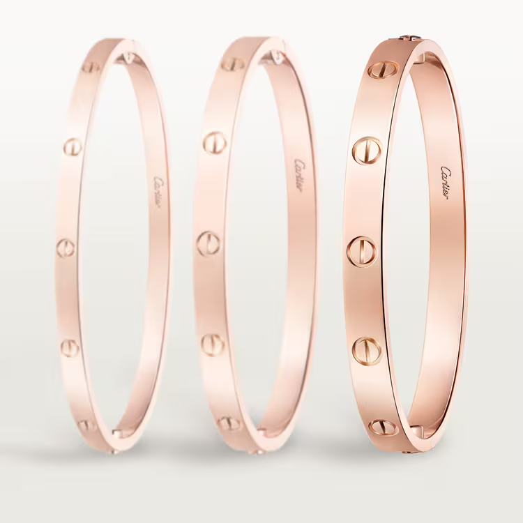 Cartier. Браслет LOVE із рожевого золота