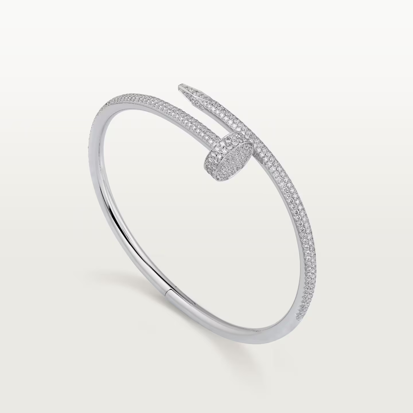 Cartier. Браслет Juste un Clou, класична модель із білого золота