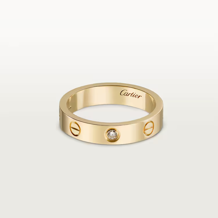 Cartier. Каблучка LOVE , маленька модель із жовтого золота