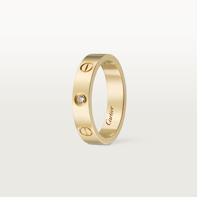 Cartier. Каблучка LOVE , маленька модель із жовтого золота