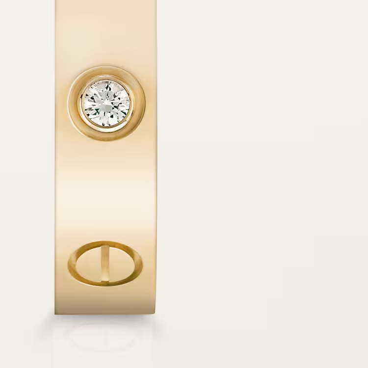 Cartier. Каблучка LOVE , маленька модель із жовтого золота