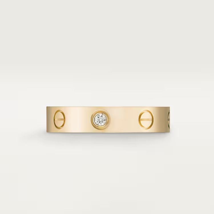 Cartier. Каблучка LOVE , маленька модель із жовтого золота