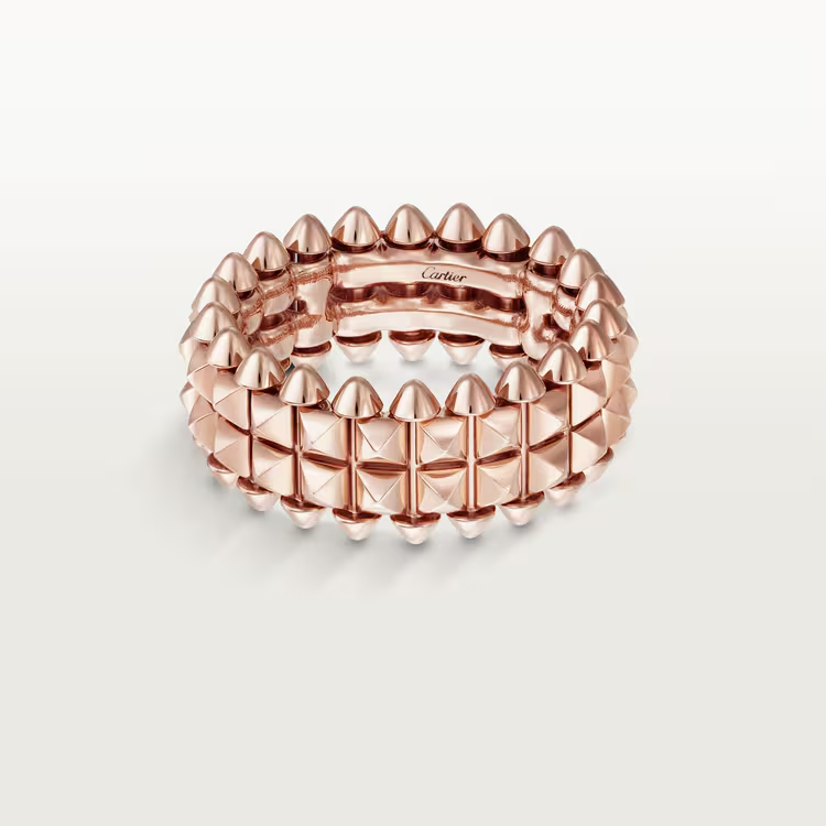 Cartier. Каблучка Clash de Cartier, дворядна із рожевого золота