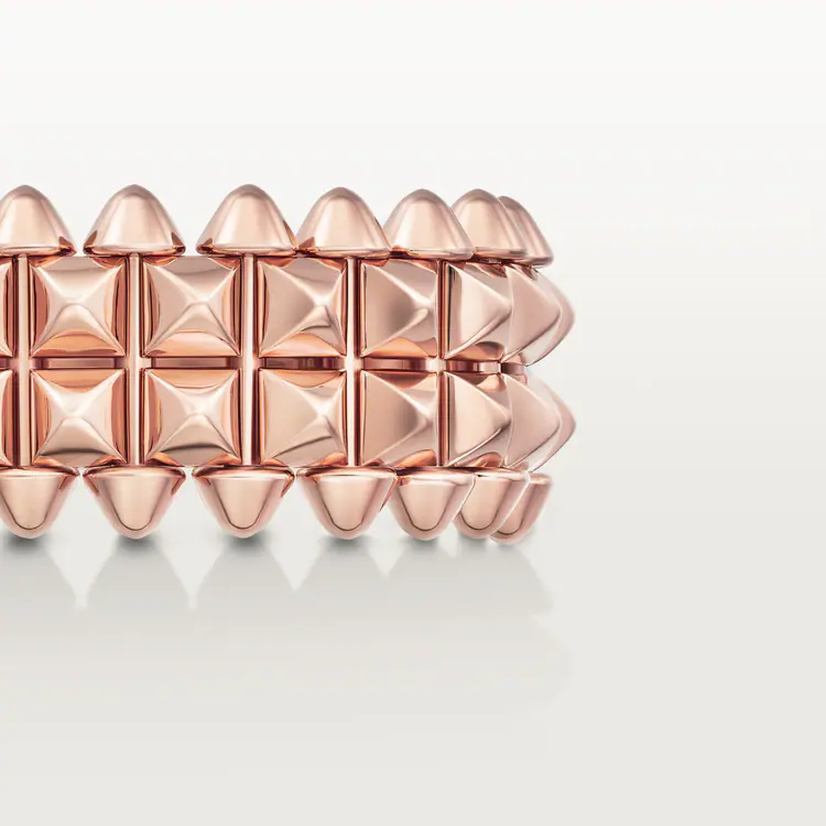 Cartier. Каблучка Clash de Cartier, дворядна із рожевого золота