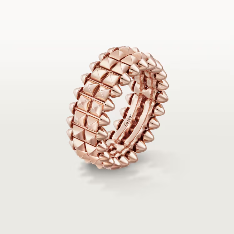Cartier. Каблучка Clash de Cartier, дворядна із рожевого золота