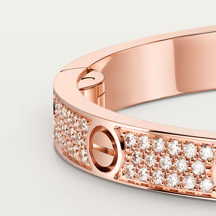 Cartier. Браслет LOVE, середня модель, із рожевого золота