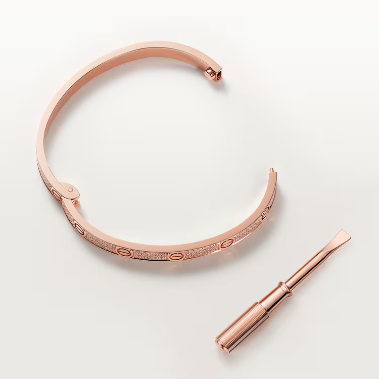 Cartier. Браслет LOVE, середня модель, із рожевого золота