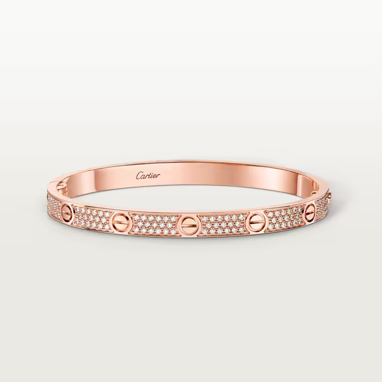 Cartier. Браслет LOVE, середня модель, із рожевого золота