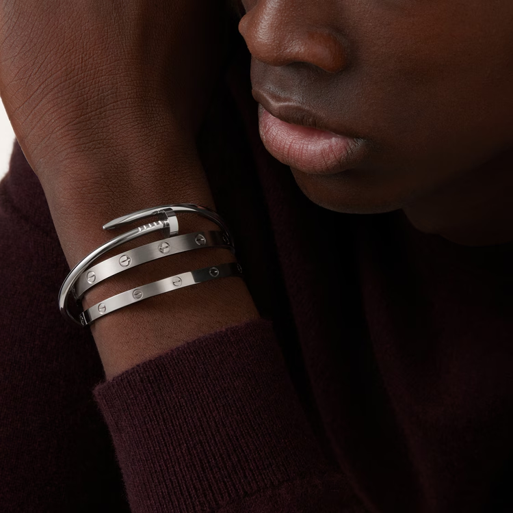 Cartier. Браслет Juste un Clou класична модель із білого золота