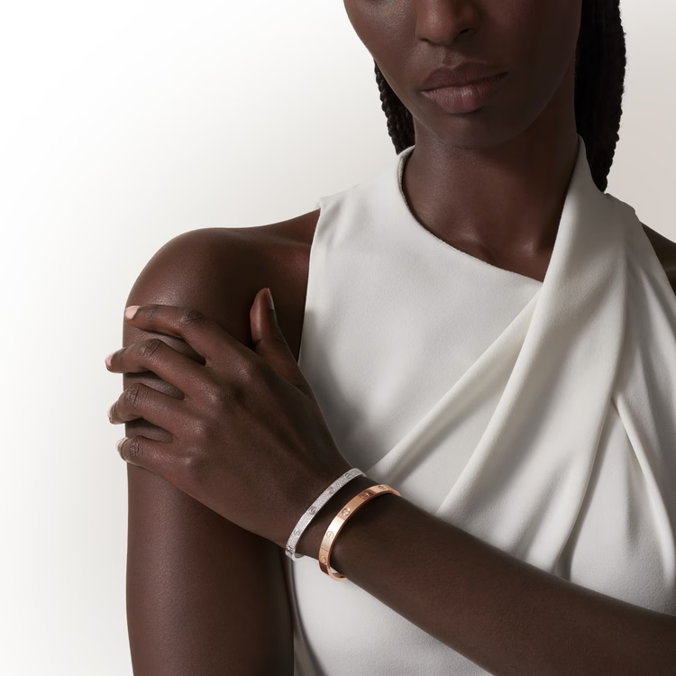 Cartier. Браслет LOVE, середня модель із білого золота
