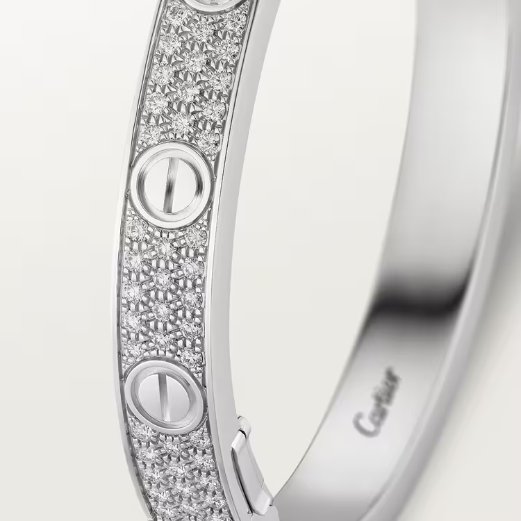 Cartier. Браслет LOVE, класична модель із білого золота