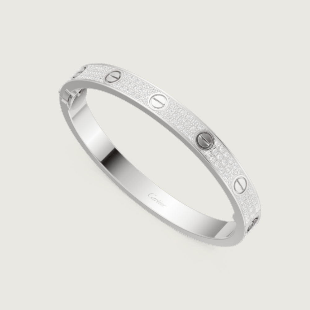 Cartier. Браслет LOVE, класична модель із білого золота