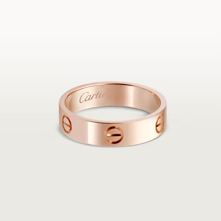 Cartier. Каблучка LOVE , класична модель із рожевого золота