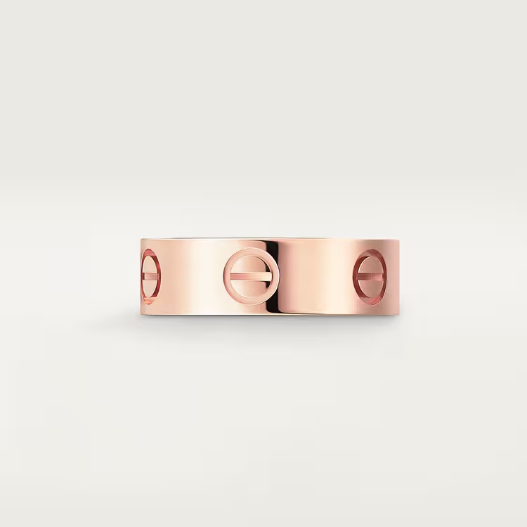 Cartier. Каблучка LOVE , класична модель із рожевого золота