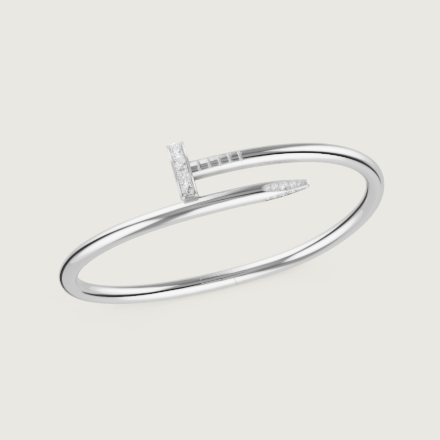 Cartier. Браслет Juste un Clou, класична модель із білого золота