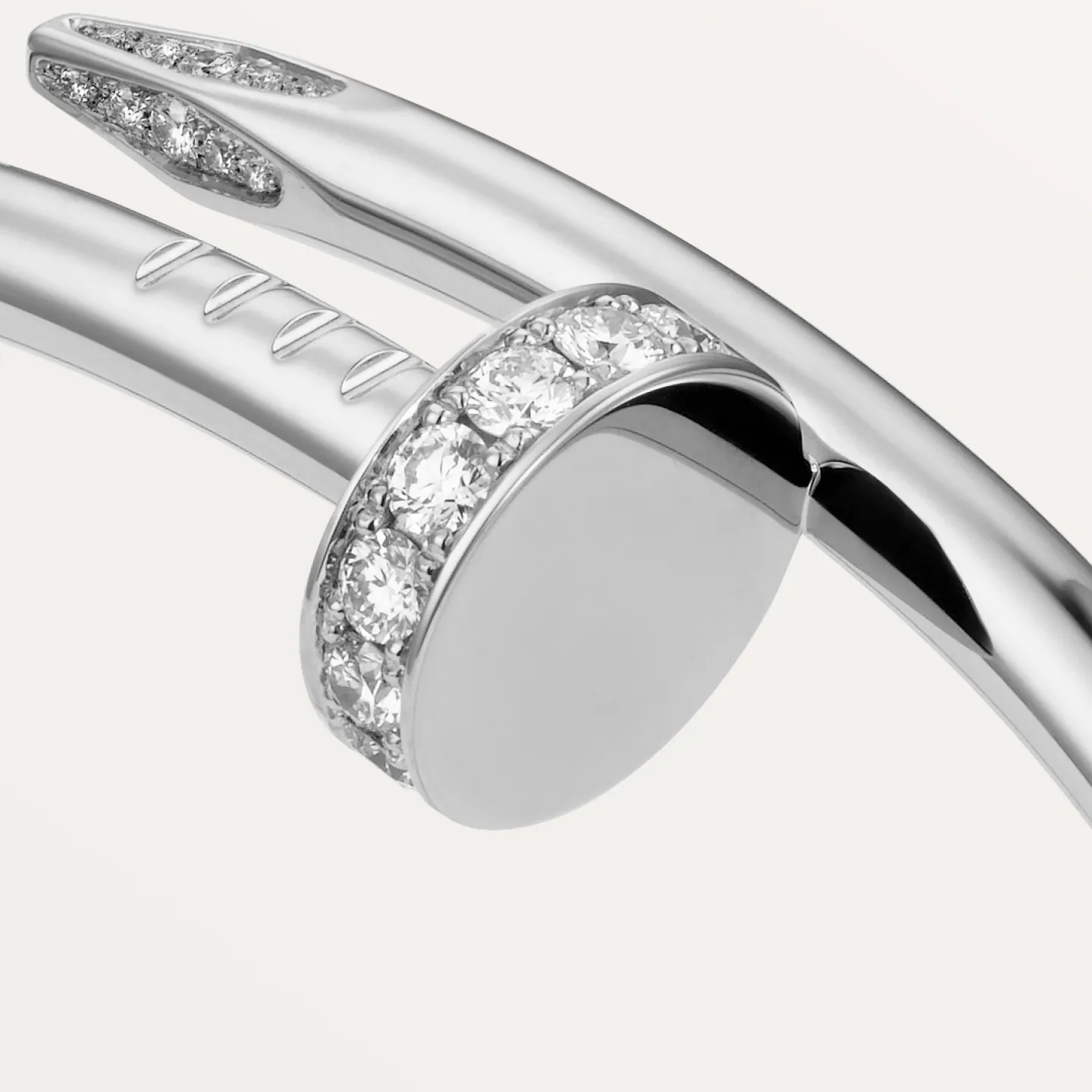 Cartier. Браслет Juste un Clou, класична модель із білого золота