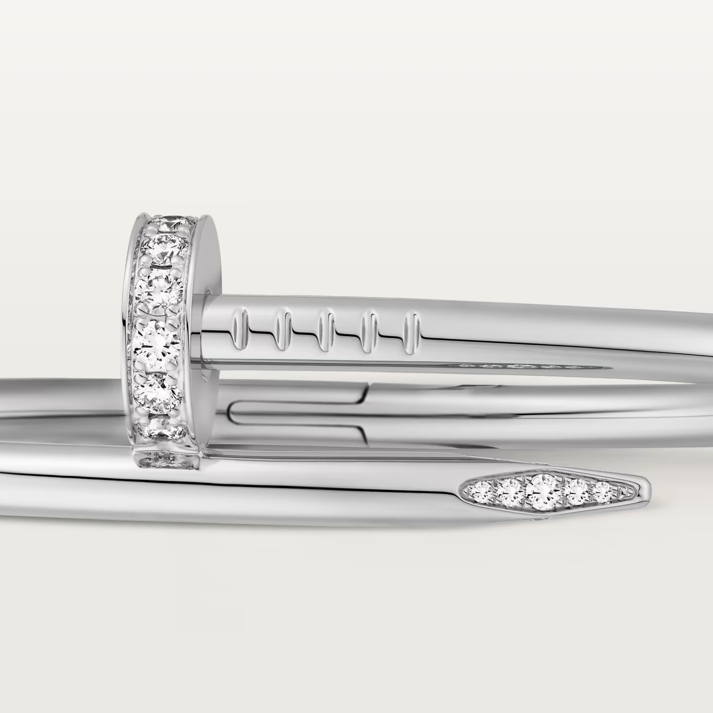 Cartier. Браслет Juste un Clou, класична модель із білого золота