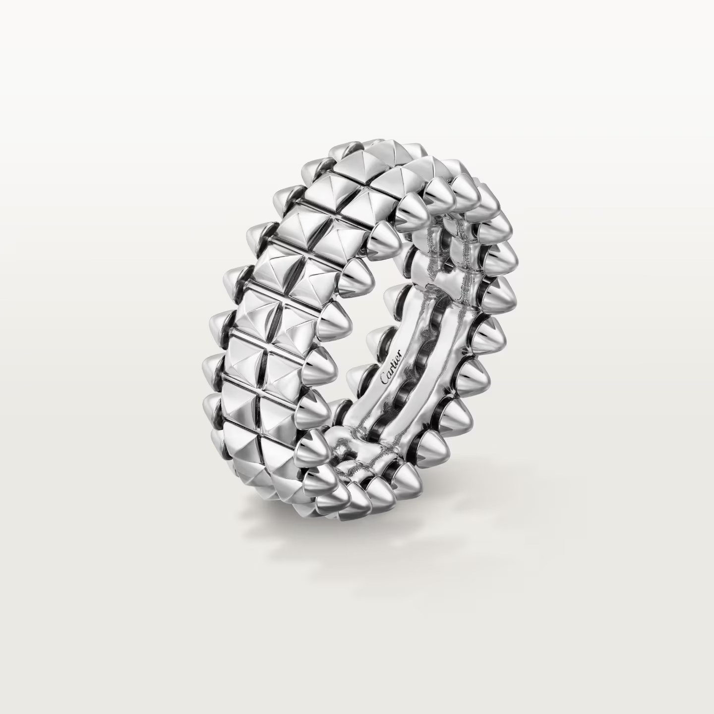 Cartier. Каблучка Clash de Cartier, дворядна із білого золота