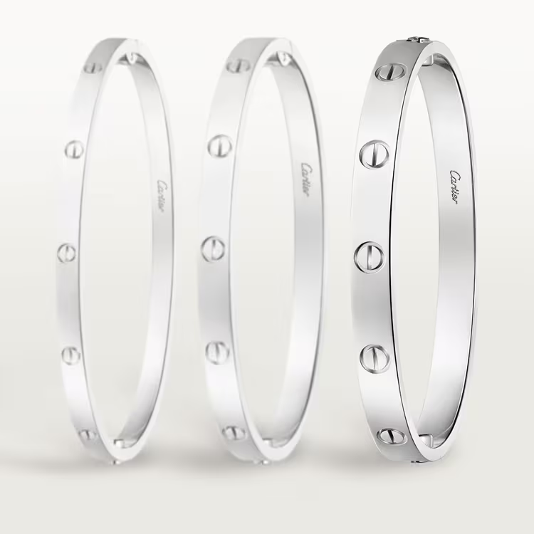 Cartier. Браслет LOVE, класична модель із білого золота