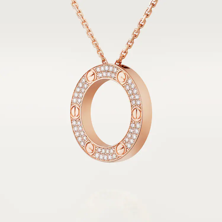 Cartier. Підвіска LOVE із рожевого золота