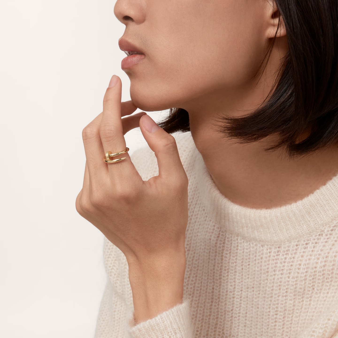 Cartier. Каблучка Juste un Clou, класична модель із жовтого золота
