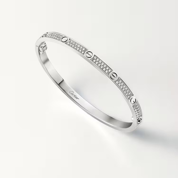 Cartier. Браслет LOVE, маленька модель із білого золота
