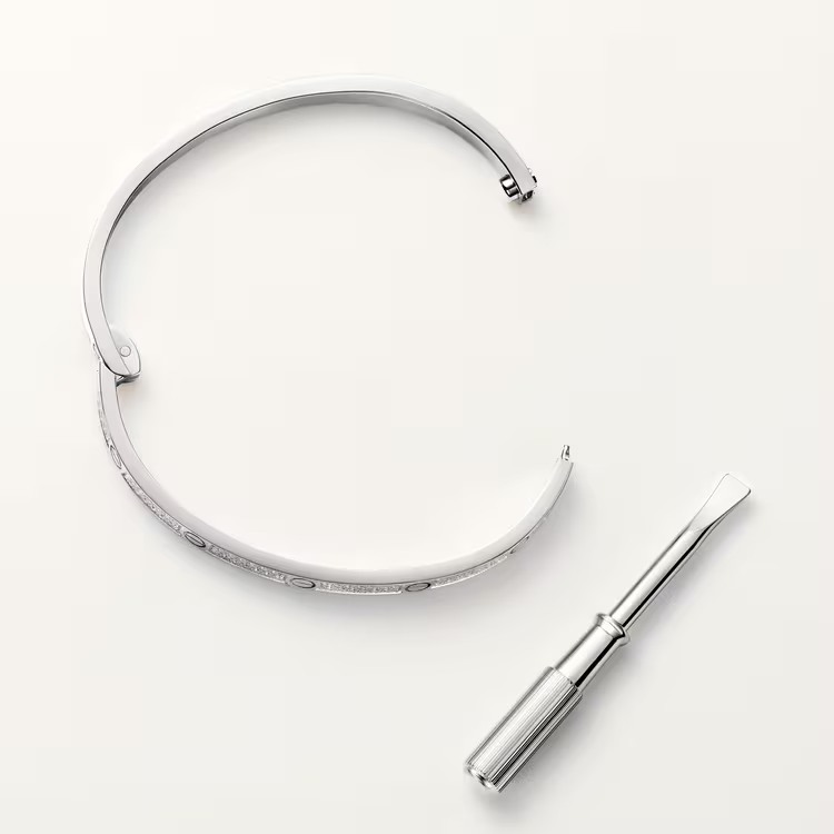 Cartier. Браслет LOVE, маленька модель із білого золота