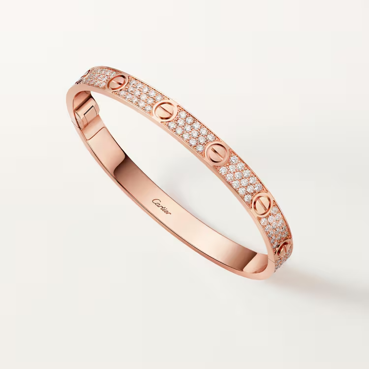 Cartier. Браслет LOVE, класична модель із рожевого золота