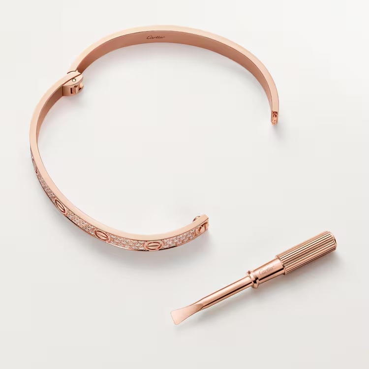 Cartier. Браслет LOVE, класична модель із рожевого золота