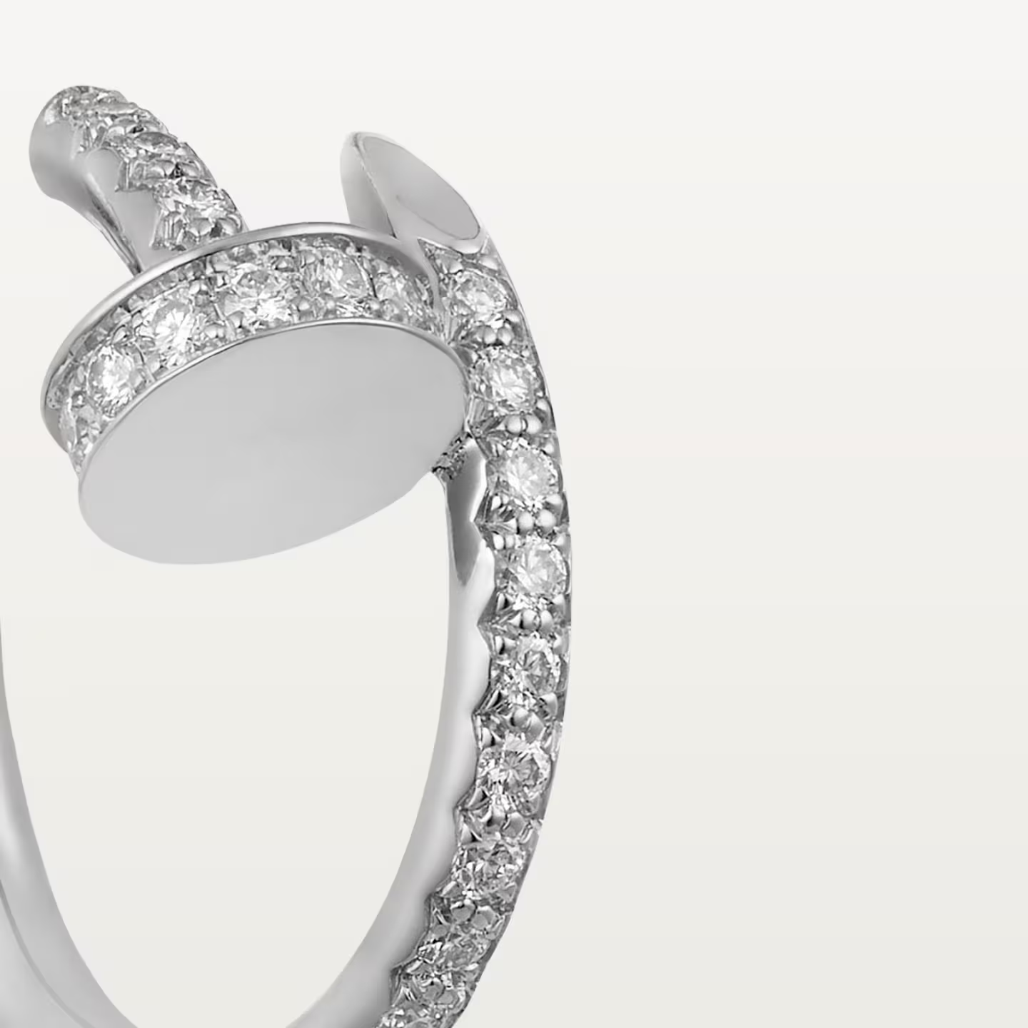 Cartier. Сережки-кільця Juste un Clou, маленька модель