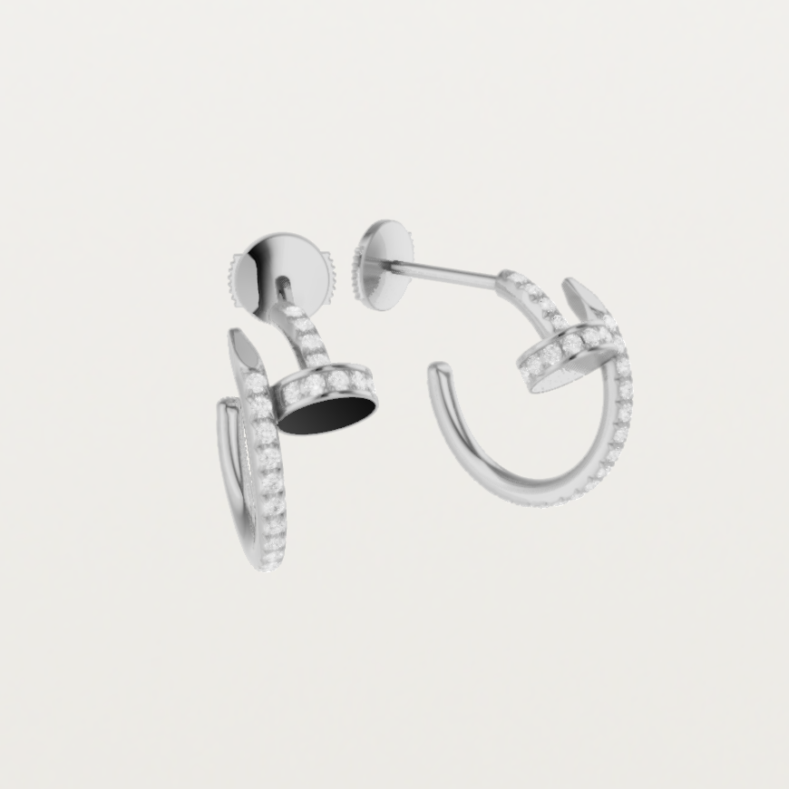 Cartier. Сережки-кільця Juste un Clou, маленька модель