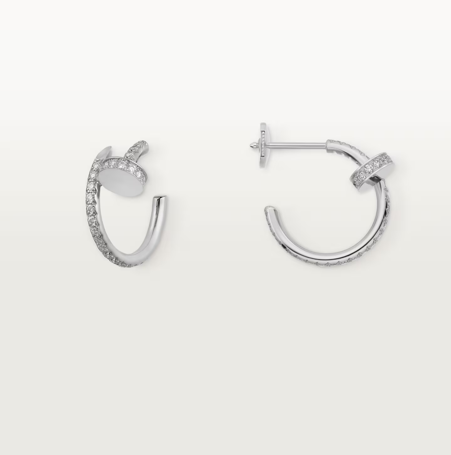 Cartier. Сережки-кільця Juste un Clou, маленька модель