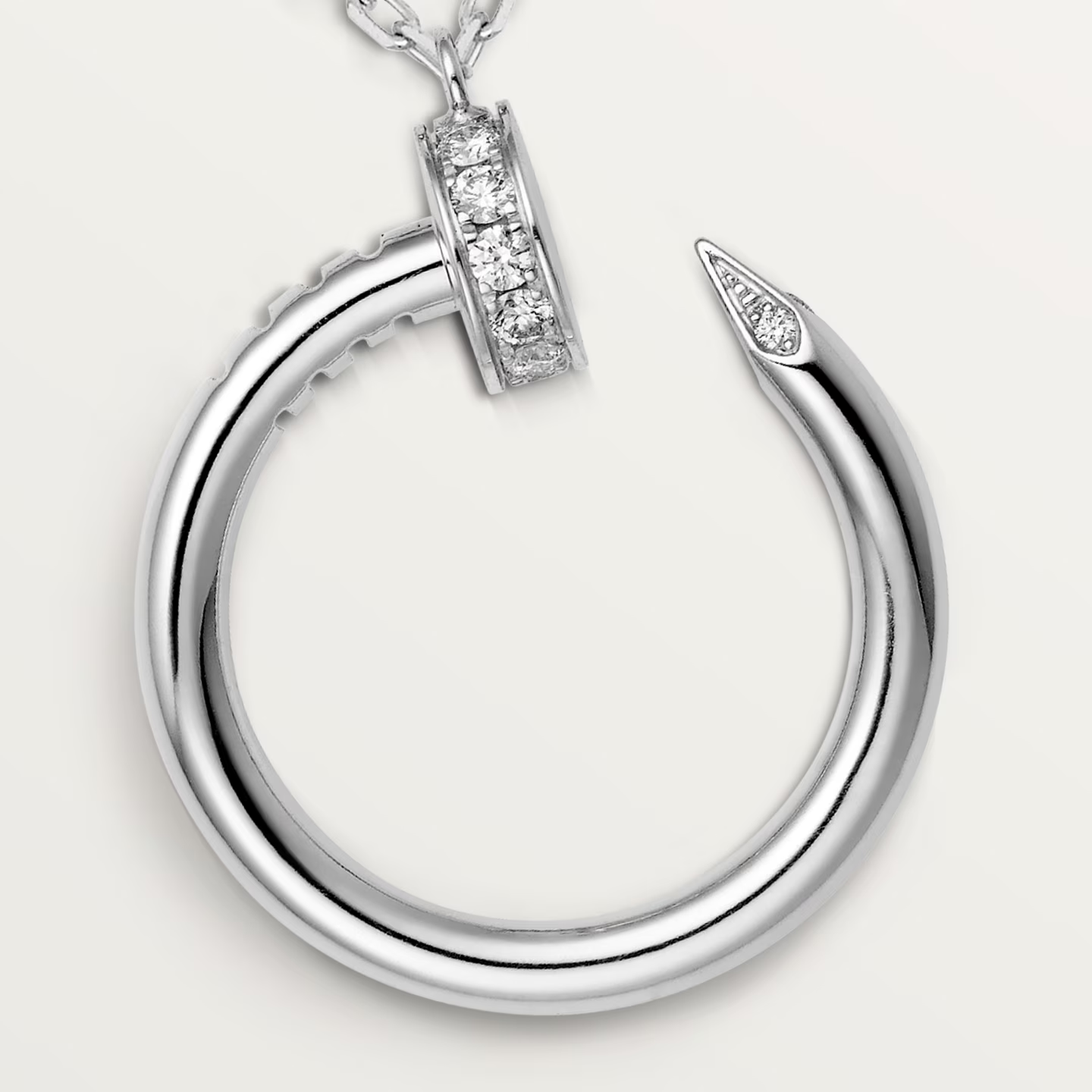 Cartier. Підвіска Juste un Clou із білого золота