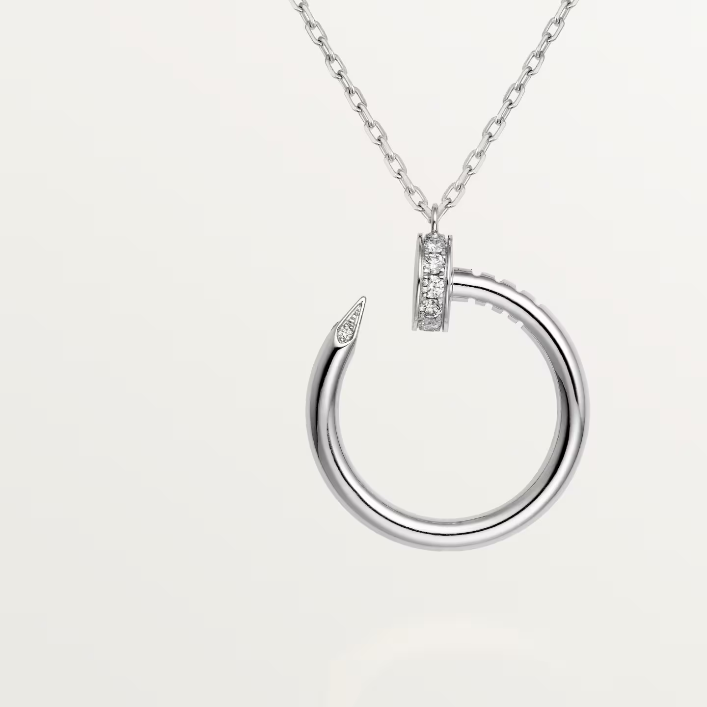 Cartier. Підвіска Juste un Clou із білого золота