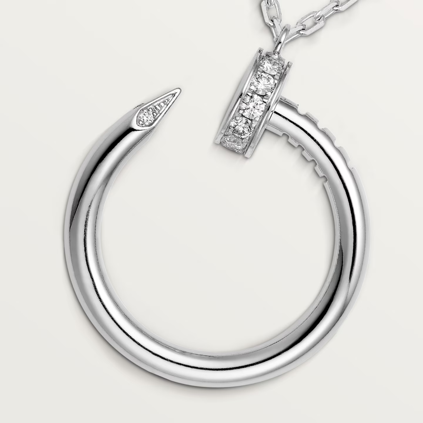 Cartier. Підвіска Juste un Clou із білого золота